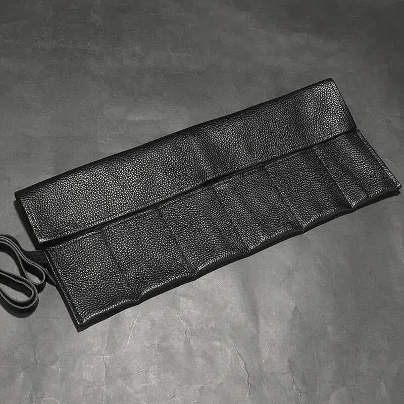 Etui na 6 zegarków, skórzane, do podróży i przechowywania, ujęcie 2