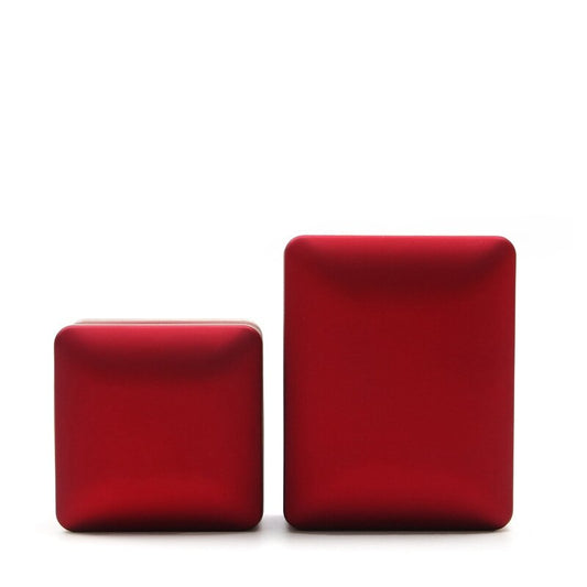 Pudełko na pierścionek lub naszyjnik z podświetleniem LED, kolor czerwony, na pierścionek