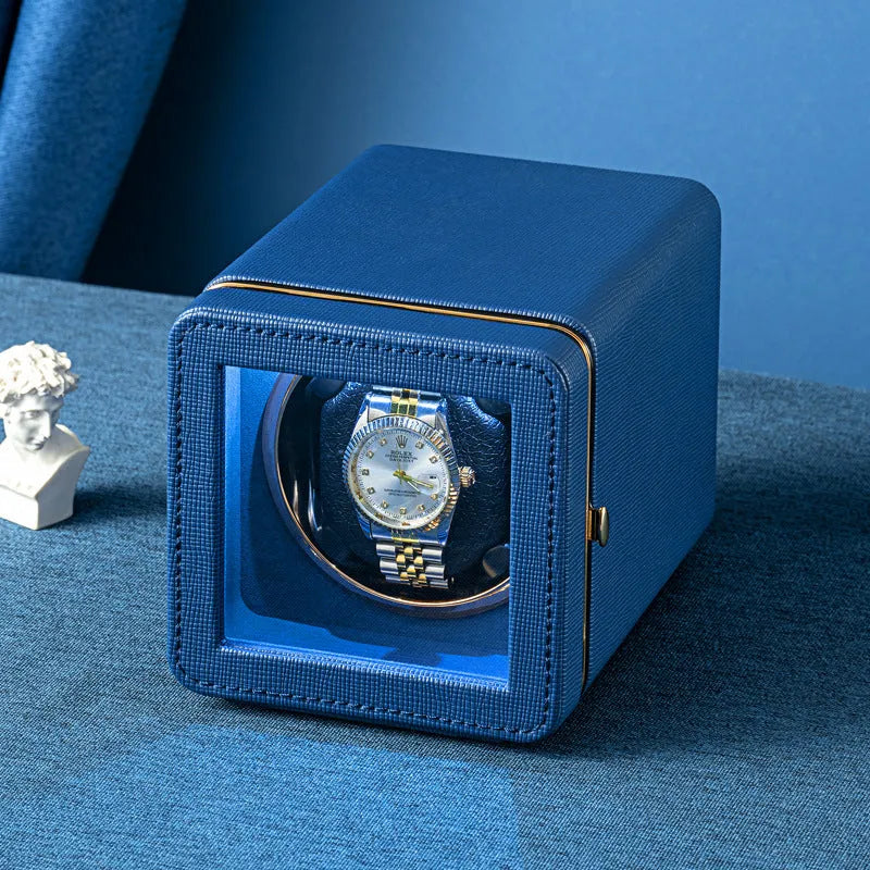 Rotomat na 1 zegarek w formie nowoczesnej kostki, cichy, z LED, ujęcie 3