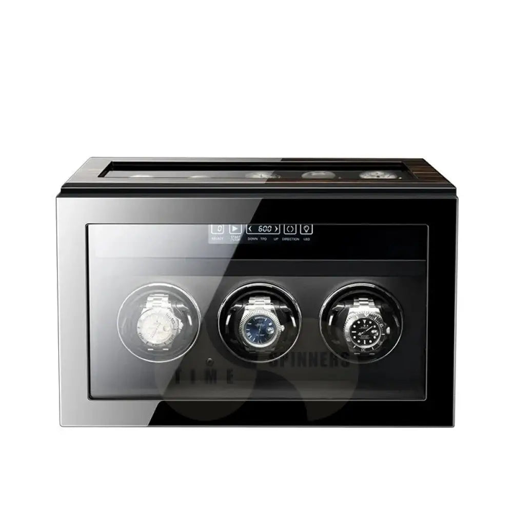 Rotomat na zegarki z 5 przegródkami do przechowywania, LCD, na 3 zegarki + 5 przegródek